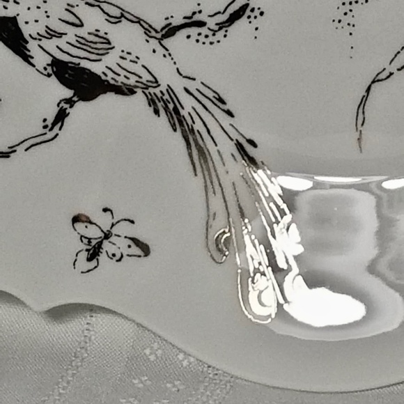 NEW Wedgwood Jasper Conran Chinoiserie Platinum Baroque Square Plate & Bowl Set - Picture 14 of 16